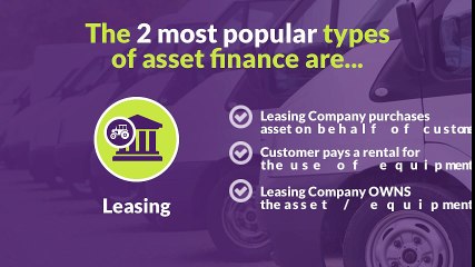 What is Asset Finance?