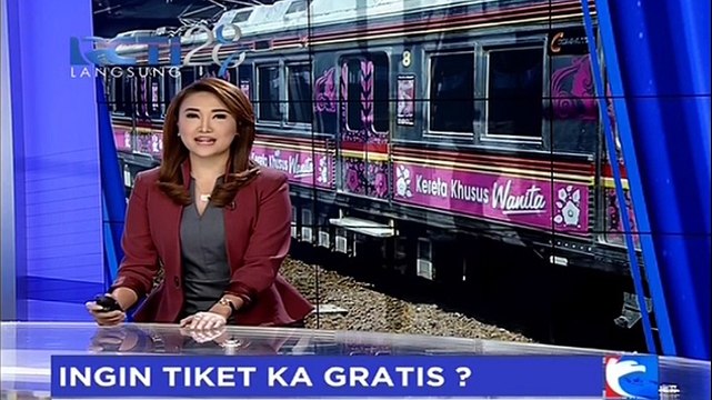 KAI Gratiskan Tiket KA Lokal dan KRL di Hari Kemerdekaan