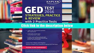 Books Kaplan GED Test 2016 Strategies, Practice, and Review: Online + Book (Kaplan Test Prep)
