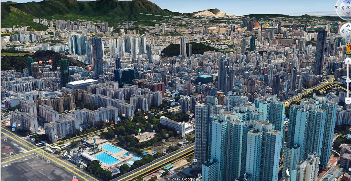 Hong Kong Street Tour | Hong Kong Şehir Turu | Google Earth