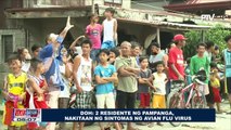 DOH: 2 residente ng Pampanga, nakitaan ng sintomas ng Avian Flu Virus