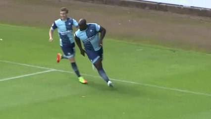 AKlNFENWA scores against P0RT \/ALE and drops -The PeopIes EIbow.