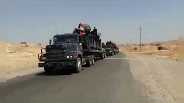 Бомбардировка позиций ИГИЛ в Талль-Афаре