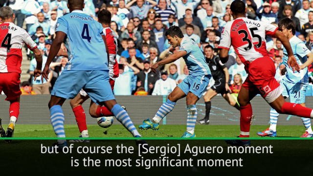 Aguero's title-winning goal best moment in Premier League History - Guardiola