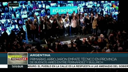 Argentina: conteo parcial da ventaja a frente oficialista