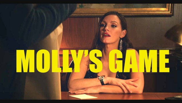 MOLLY'S GAME - Official Movie Trailer - Idris Elba, Jessica Chastain, Chris O'Dowd
