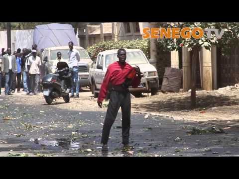 Senego TV: Échauffourées entre forces de l'ordre et manifestants devant la maison de Wade