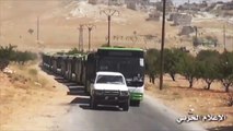 وصول قافلة مقاتلي سرايا أهل الشام لريف دمشق