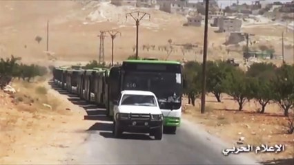 وصول قافلة مقاتلي سرايا أهل الشام لريف دمشق