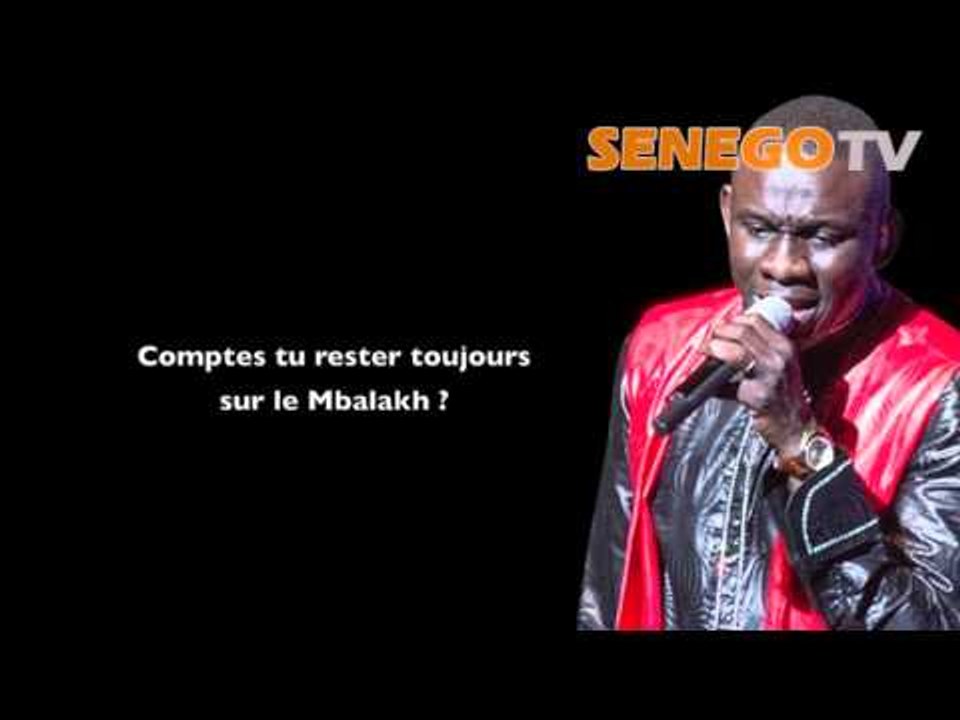 Senego TV - Pape Diouf à cœur ouvert: "Je ne suis pas le futur roi du Mbalakh parce que..."