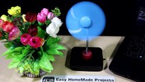 How to make Best Rechargeable Electric Fan / Easy Air Fan / Cool Table Fan With LED Light