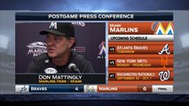 Don Mattingly Miami Marlins vs. Atlanta Braves 09/24/2016
