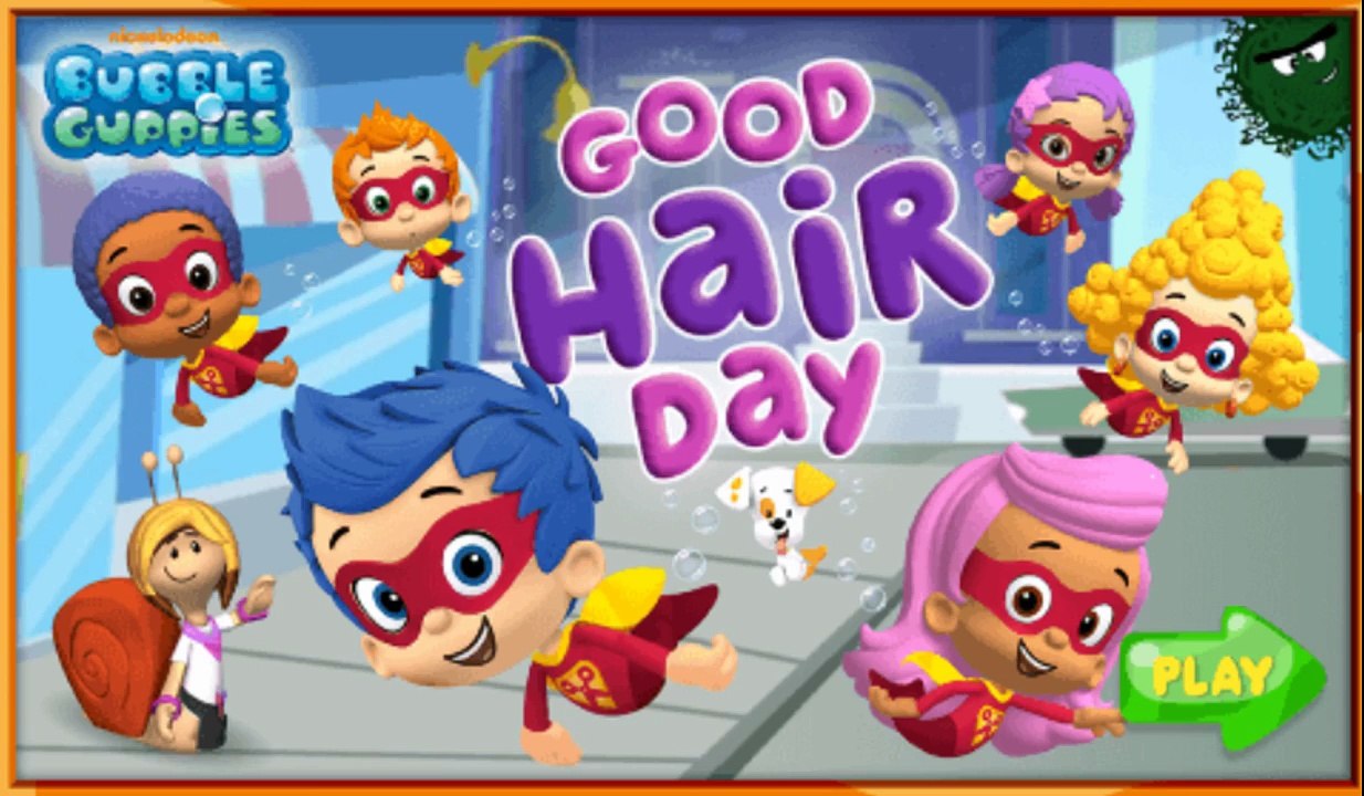 Burbuja lebistes buena cabello día juego burbuja lebistes episodios para Niños en Inglés