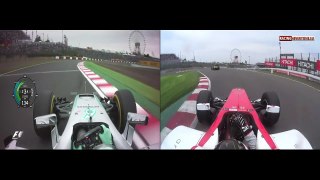 Formula 1 2016 vs Super Formula 2016 Suzuka onboard lap