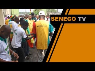 AMBIANCE AVANT MATCH CHEZ LES SUPPORTERS SENEGALAIS’