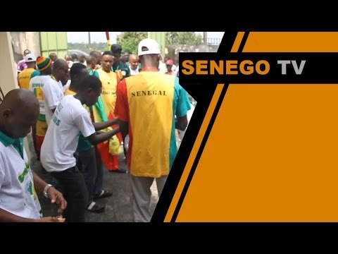 AMBIANCE AVANT MATCH CHEZ LES SUPPORTERS SENEGALAIS’