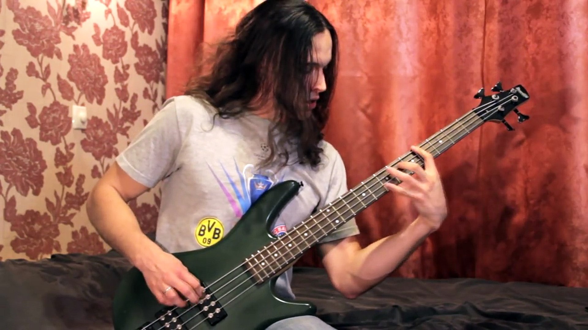 Death Spirit Crusher Bass Cover Chuck Schuldiner Scott Clendenin Tribute Video Dailymotion