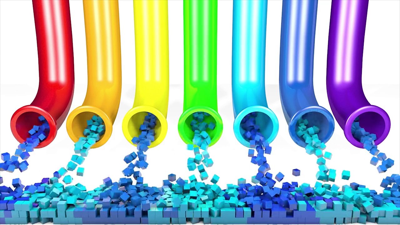 Learn Colors with A lot of 3D Lollipops Star for Children and Kids