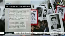 Justicia chilena condena a 24 exagentes de la dictadura de Pinochet