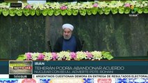 Irán podría abandonar acuerdo nuclear si EE.UU. aprueba más sanciones