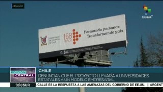 Chile: comunidad universitaria rechaza Ley de Universidades Estatales