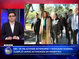Ministra de Relaciones Exteriores y Movilidad Humana cumplió varias actividades en Argentina