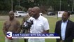 Pastor Finds Racial Slurs Painted on His Car