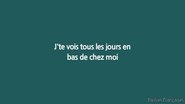 Squadra x Landy - En bas de chez moi (Paroles/Lyrics)