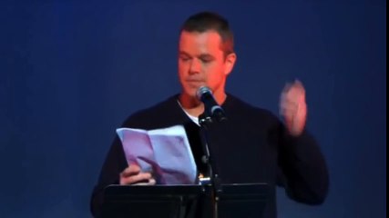 MATT DAMON on ELITE _ NWO - Amazing Speech On This Evil World