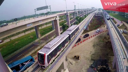 Sky Train Bandara Soetta Mulai Dipamerkan