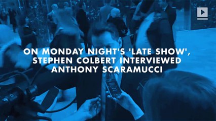 Colbert's Scaramucci interview boosts ratings sky high