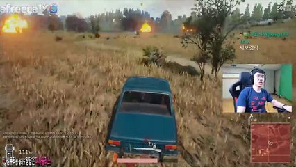 보겸 이런거 처음봅니다 헐.!! 충격 그 자체 미띤! 차안에서 뭔짓이지? 배틀그라운드 battleground