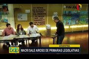 Mauricio Macri sale airoso en primarias legislativas