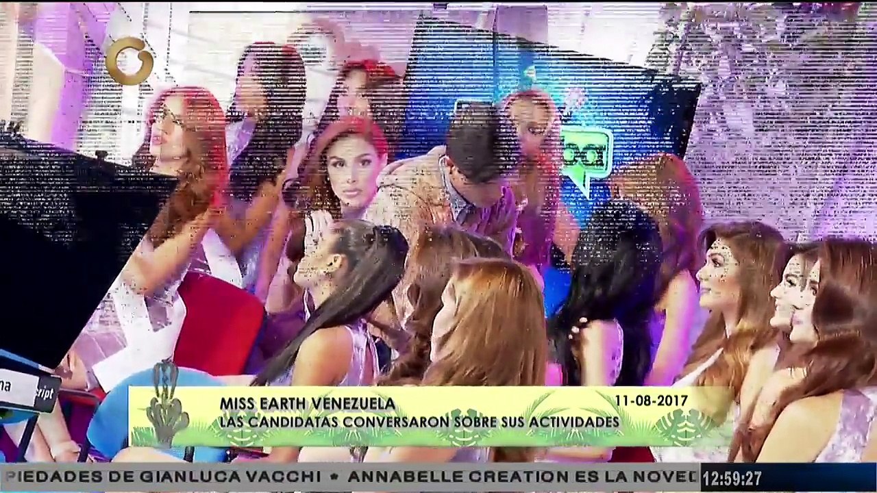 Candidatas del Miss Earth Venezuela 2017 conversaron sobre sus actividades