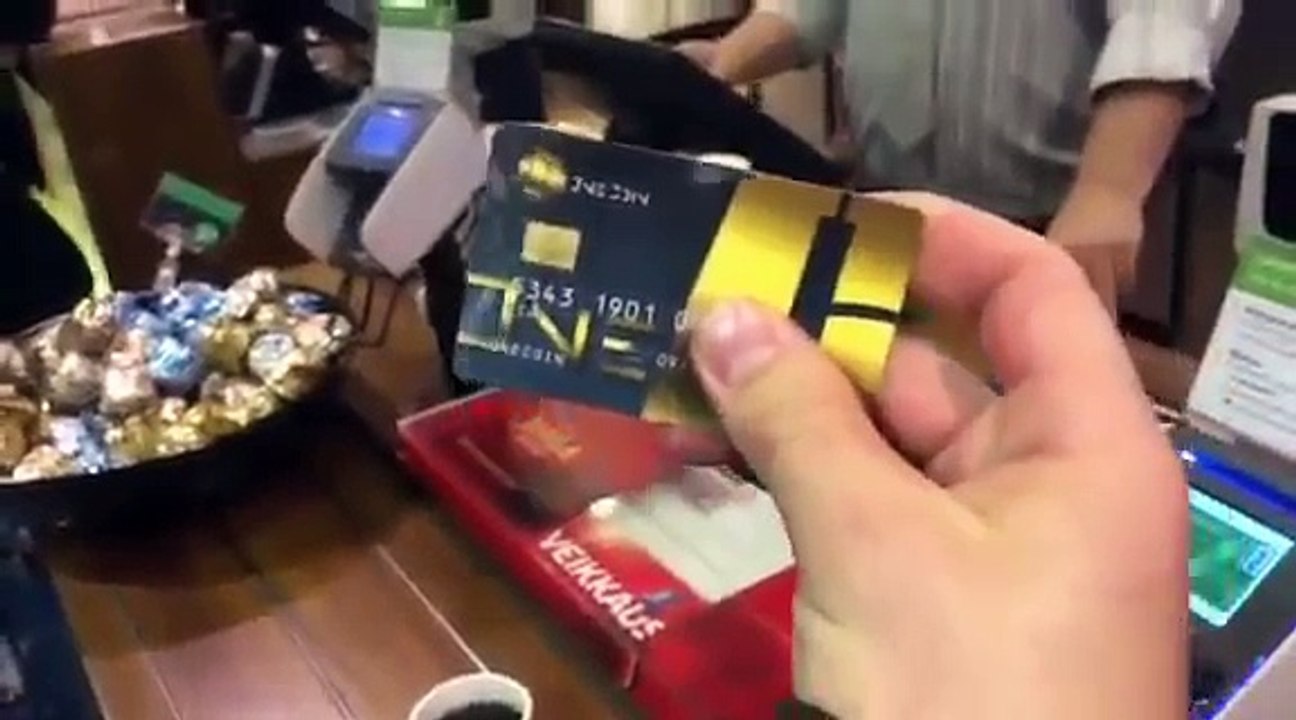 Paying with the OneCoin Prepaid Card in Finland, November 2015