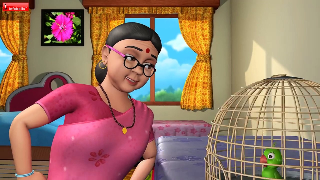 नानी माँ ने तोता पाला | Hindi Rhymes for Children | Infobells