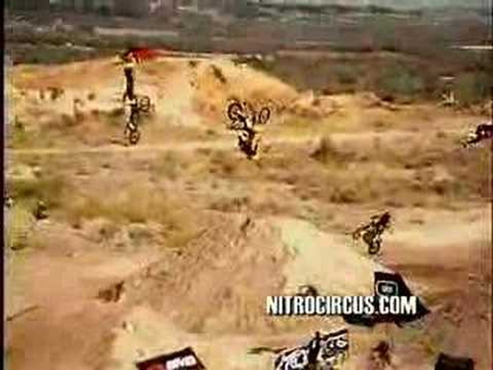 Travis Pastrana and the Nitro Circus Crew at the NC Compound