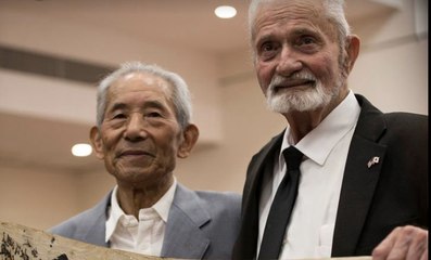 World War II Veteran Returns Japanese Flag to Family After Keeping it for 73 Years