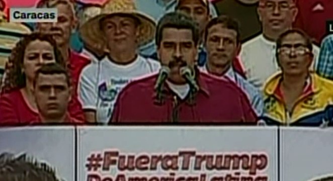 Nicolás Maduro ordena un ejercicio de defensa armada en contra de amenaza de Trump