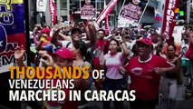 Thousands March in Venezuela Against Trump´s Military Threats