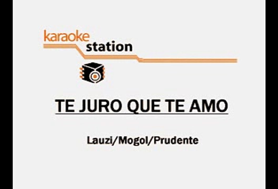 Los Terrícolas - Te Juro Que Te Amo (Karaoke)
