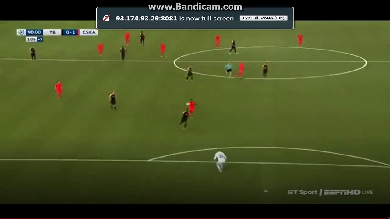 Nuhu Kasim Own Goal - Young Boys vs CSKA Moscow 0-1  15.08.2017 (HD)