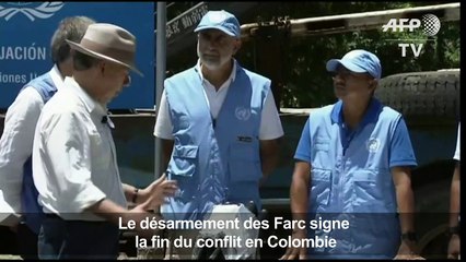 Le désarmement des Farc signe la fin du conflit en Colombie