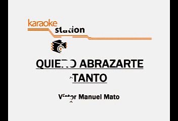 Marco Antonio Muñiz - Quiero abrazarte tanto (Karaoke)