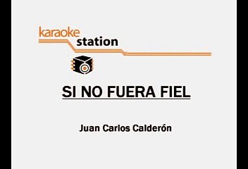Mocedades - Si yo no fuera fiel (Karaoke)