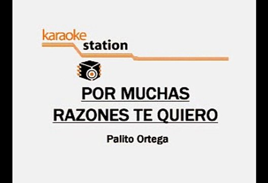 Pimpinela y Palito Ortega - Por Muchas Razones Te Quiero (Karaoke)