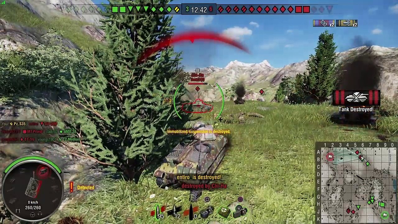 Topgun mitali Pz S35 tankilla