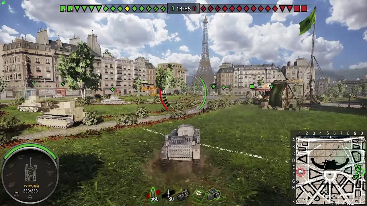 Master badge M ja topgun mitali Pz I C tankilla