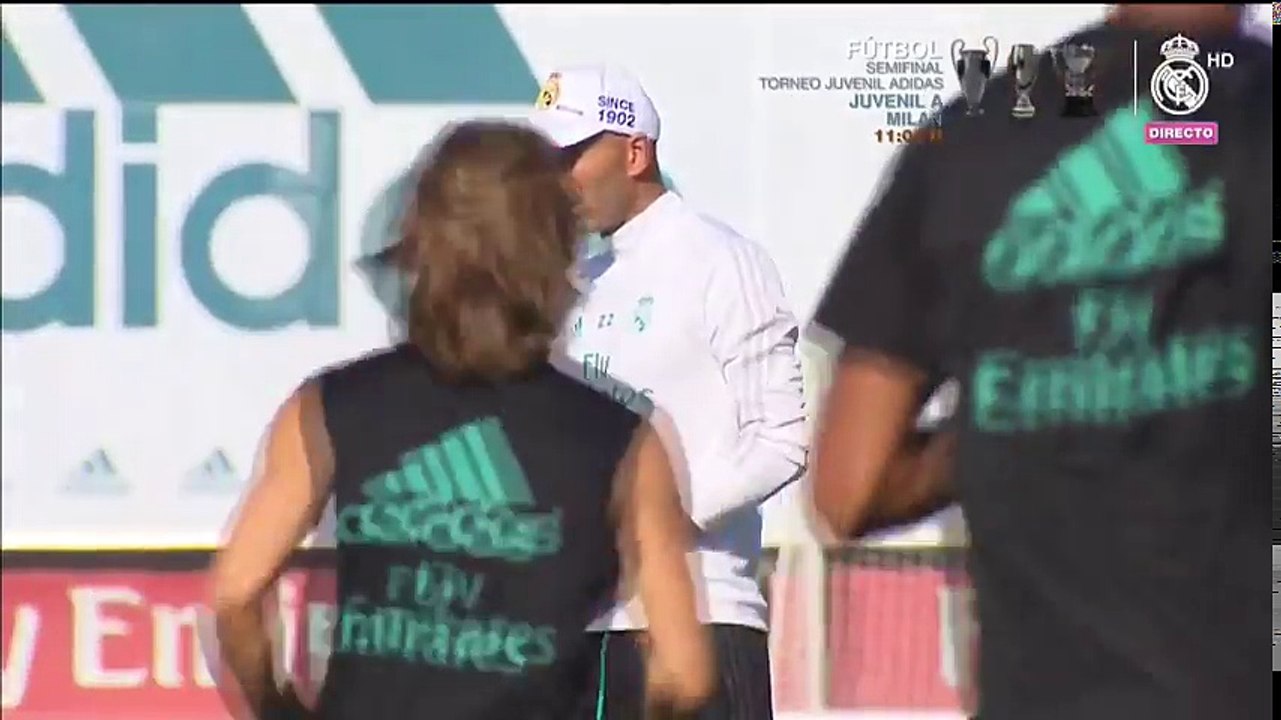 Real Madrid prepare for the visit of Barcelona in the Spanish Super Cup!