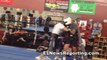 Boxing Star Pelos Garcia Sparring The Great Jose Luis Castillo EsNews Boxing